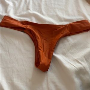 Burnt orange bikini bottoms